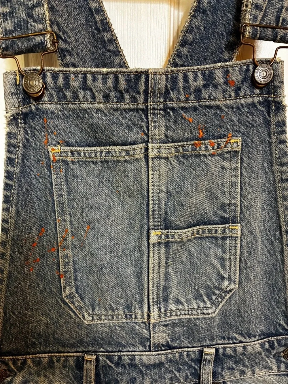 Free People NWT Good Luck Barrel Overalls Sz S